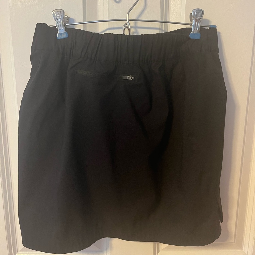 The North Face Black Skirt with Zipper Detail